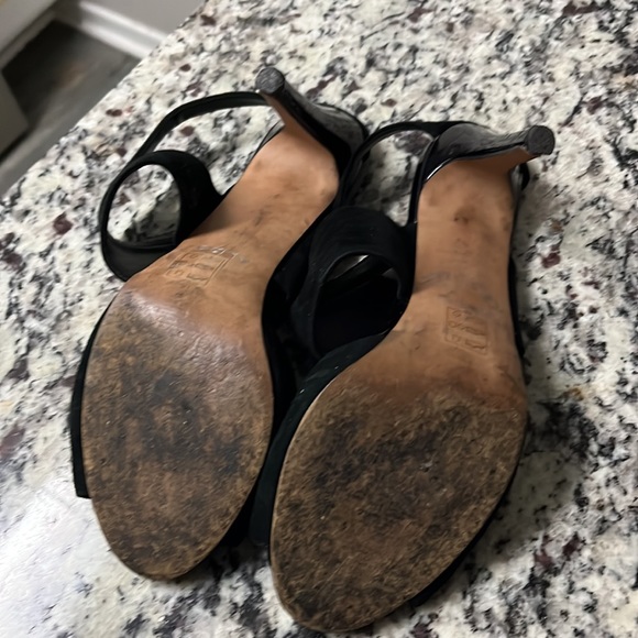 Black Aldo Suede Sandals - Picture 3 of 3